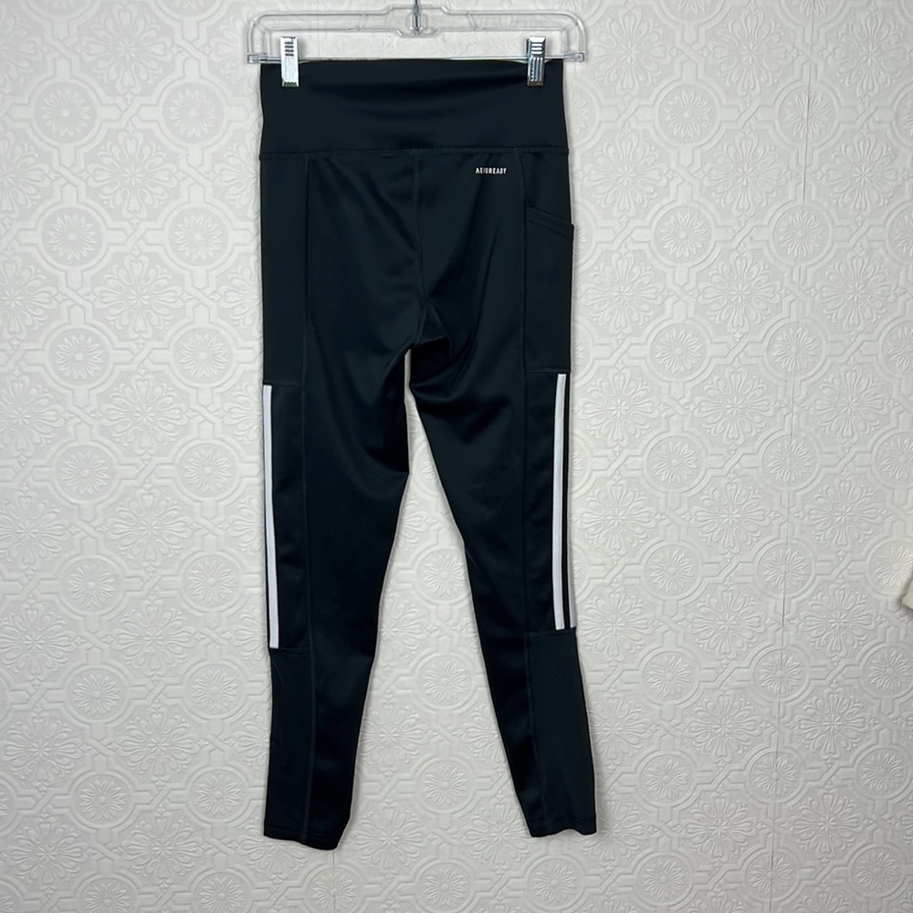 Adidas Leggings Three Stripes Tights Primegreen Aeroready small Athletic - Picture 6 of 7